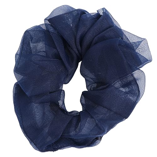 HONMEET 5 Stück Haargummis Damen Bunte Garn Pferdeschwanzhalter Aus Organza 8x8x3cm Elastisch Schonend Für Lockiges Und Glattes Haar Für Dutt Frisur Für Mädchen Und Frauen von HONMEET