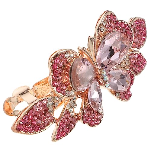HONMEET Schmetterling Haarspange Mit Strass Für Damen Federklammer -haarspange Haar-accessoire Für Hochzeit Party Alltag von HONMEET
