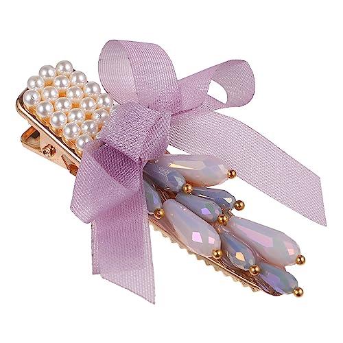 HONMEET Vintage Haarnadel Mit Strass Und Perle Haarspange Für Damen Kopfbedeckung Für Geburtstag Und Hochzeit von HONMEET