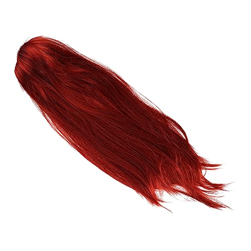 HONMEET Rocker Cosplay Perücke Für Herren Und Damen Jahre Punk Halloween Kostüm Accessoire Mit Langen Orangenen Glatten Haaren Für Partys Und Konzerte von HONMEET