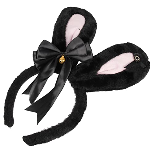 HONMEET Easter Bunny Headband Mit Schleife Plüsch-haarschmuck Für Erwachsene Für Ostern Kostümpartys Und Festivals Süßes Design Mit Hasenohren von HONMEET