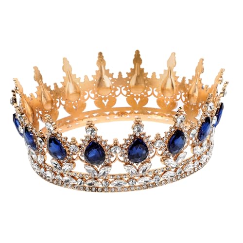 HONMEET Klassische Brautkrone Hochzeitskopfschmuck Hübsche Kopfbedeckung Hochzeitskleid-accessoires Party-haarschmuck Für Frauen von HONMEET