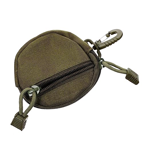 HONMEET Kopfhörertasche Mini-Geldbörse Mini-Koffer Geldbeutelhalter Taschenbuch-Organizer für Geldbörse reisebeutel Reisetasche hängende Aufbewahrungstasche Mehrzwecktasche Segeltuch Green von HONMEET