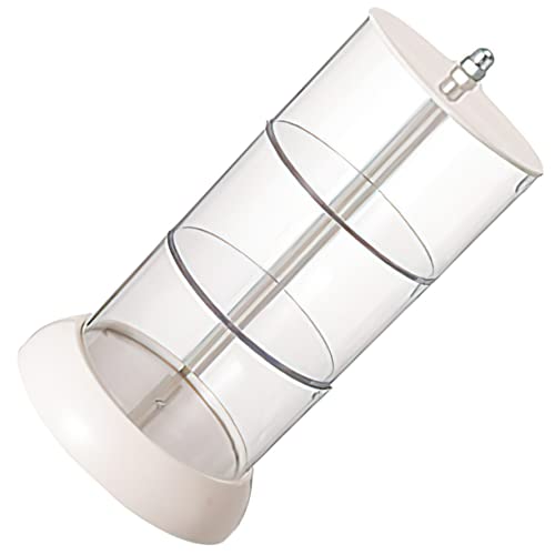 HONMEET Makeup Puff Aufbewahrungsbox Drehbarer Lagiger Kosmetik Organizer Für Wattepads Schwämme Und Mehr Staubdicht Und Platzsparend Für Schreibtisch Und Badezimmer von HONMEET