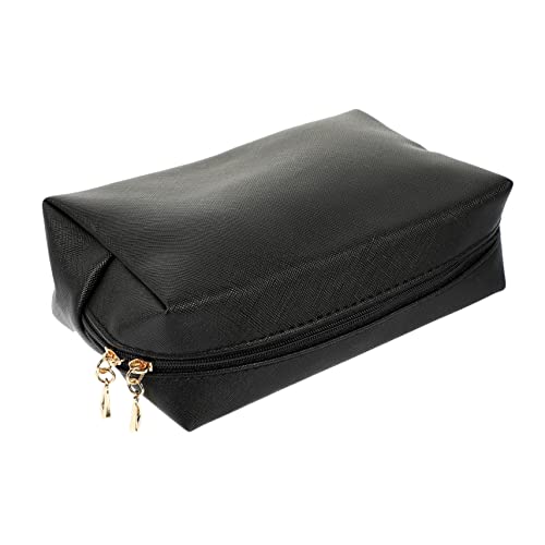 HONMEET Kosmetik Organizer aus PU wasserdichte Make Up Aufbewahrungstasche Tragbarer Kosmetikhalter für Reisen und Zuhause mit Robustem Reißverschluss von HONMEET