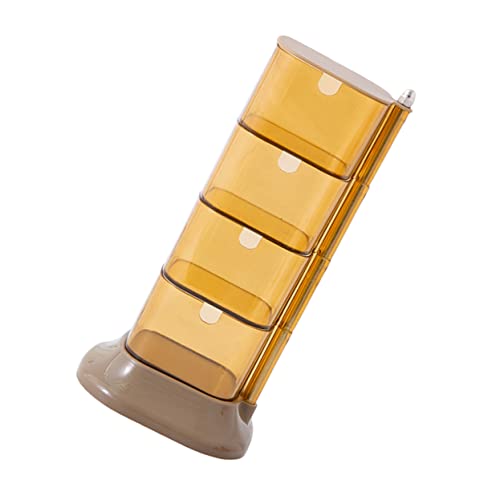 HONMEET Multipurpose Makeup Sponge Storage Box Mit Deckel Lagige Kosmetik Organizer Box Für Make-up Schwämme Und Tools Für Bad Schlafzimmer Und von HONMEET