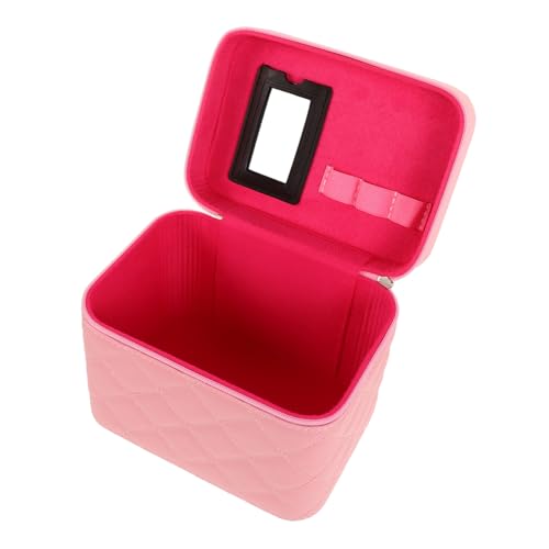 HONMEET Kosmetikkoffer Damen Tragbar mit Praktischem Tragegriff Multifunktionaler Make up Organizer für Reisen Stilvoller Beautycase mit Fächern Kompakte Kosmetiktasche für Kosmetik und von HONMEET