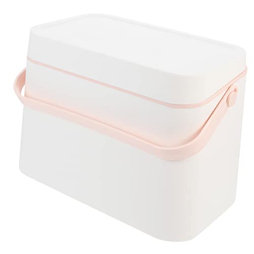 HONMEET Schmink Organizer Mit Spiegel Aufbewahrungsbox Für Kosmetikartikel Desktop-box Aus Abs-material Make-up-box Zum Ordnen Von Kleinigkeiten Kosmetik-organizer Für Schreibtisch von HONMEET