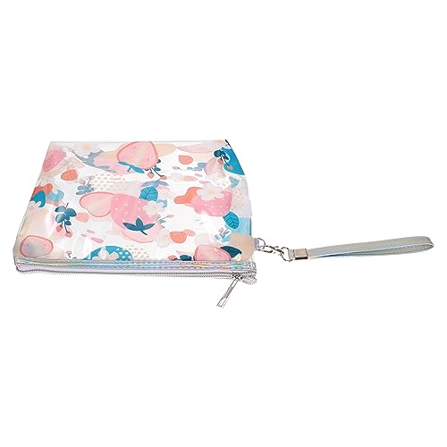HONMEET Kosmetiktasche Mit Erdbeermuster Make-up-Beutel Aus Transparentem Material Reise-Aufbewahrungstasche Mit Reißverschluss Praktisch Für Damen Make-up Und Toilettenartikel HONMEET Kosmetiktasche Mit Erdbeermuster Make-up-Beutel Aus Transparentem Material Reise-Aufbewahrungstasche Mit Reißverschluss Praktisch Für Damen Make-up Und Toilettenartikel von HONMEET