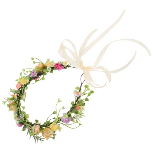 HONMEET Haarband im Stil eines realistischen Blumen-Stirnbands für Hochzeit Kommunion Baby Neugeborene Mädchen HONMEET Haarband im Stil eines realistischen Blumen-Stirnbands für Hochzeit Kommunion Baby Neugeborene Mädchen von HONMEET