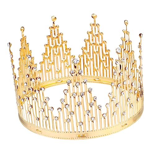HONMEET Kristallkronen-tortenaufsatz Tortendekoration Kristall-tiara Filigranes Design Für Hochzeit Geburtstag Und Party-torten von HONMEET