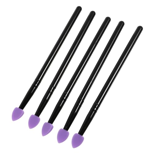 HONMEET 5 Stück Silikon Lidschatten Make Up Professionelle Kreative Kosmetikpinsel für Augen Make Up Wiederverwendbar Leicht zu Reinigen für von HONMEET