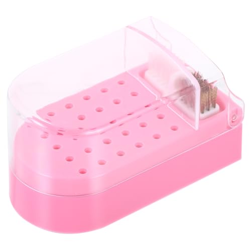HONMEET Nagelbohrer-aufbewahrungsbox Transparenter Halter Organizer Für Nagelschleifköpfe Etui Zum Aufbewahren Und Mitnehmen Praktisch Und Langlebig von HONMEET
