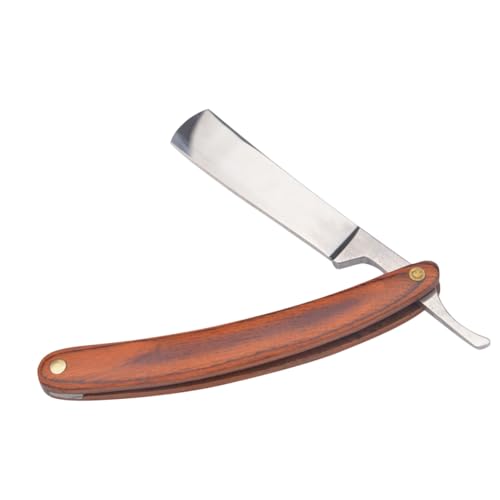 HONMEET Manueller Rasierer Altmodischer Haarschnitt Stahl Holz Edelstahl Vintage Und von HONMEET