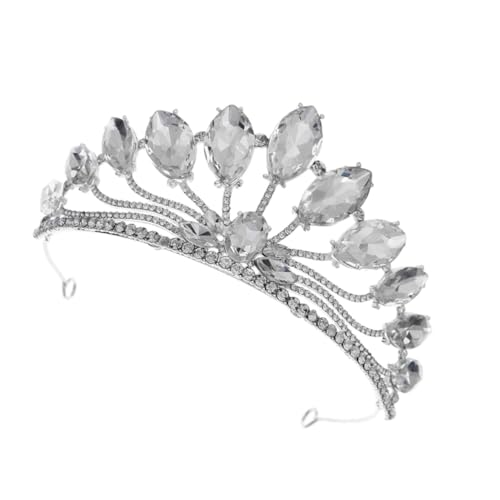 HONMEET Krone Für Geburtstag Frau Tiara Mit Strass Braut Hochzeit Kopfbedeckung Mädchen Abschlussball Party Accessoire von HONMEET
