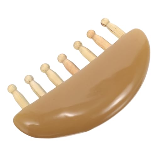 HONMEET Kopfhaut-Massagekamm runde Nägel Haarmassagekamm für feines bis lockiges Haar Linderung von Kopfhautspannung Massagekämme für Frauen Männer und Erwachsene von HONMEET