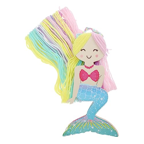 HONMEET Meerjungfrau Haarklammern Halter Stirnband Organizer Quaste Haarspangen Aufhänger Hängende Dekoration Für Mädchenzimmer von HONMEET