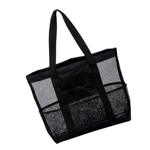HONMEET Mesh Strandtasche mit Leichter und Faltbarer Reise organizer Vielseitige Strand Fitness tasche aus Robustem Praktischer Beutel für Urlaub und Alltag von HONMEET