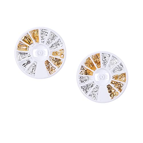 HONMEET Metal Geometric Shape Nail Rivet Kreative Maniküre Dekoration Für Fingernägel Fingernagel Patch Für Salon Und Zuhause von HONMEET