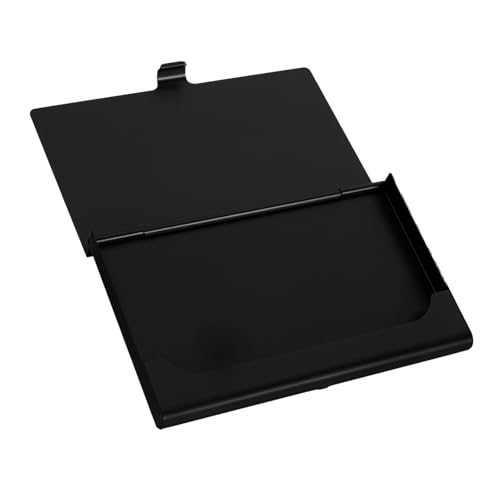 HONMEET Metall Visitenkartenetui Sublimationsbox Aluminiumlegierung Heat Transfer Kartenhalter Schwarz für Büro Reisen Business mit Hoher Verschleißfestigkeit und Individuellem Design von HONMEET