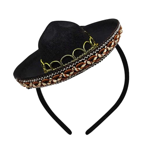 HONMEET Mexiko Haarband Mini Haarreif Karnevalskopfschmuck Mexiko Kopfbedeckung Haarreif Für Maskenbälle Kostümpartys Und Festivals von HONMEET