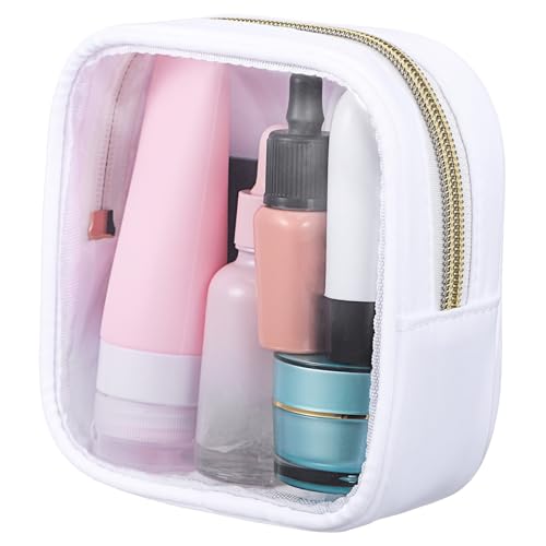 HONMEET Mini Makeup Bag Mit Klarsichtfront Reisetasche Für Kosmetik Und Toilettenartikel Tragbare Organizer-Tasche Für Vielseitige Aufbewahrungslösung Für Damen Und von HONMEET