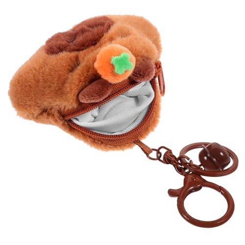HONMEET Mini Plüsch Münzbeutel Mit Schlüsselanhänger Niedliches Kawaii Design Für Reißverschluss-münzgeldbörse Aus Hochwertigem Material Für Taschen Und Schlüssel von HONMEET