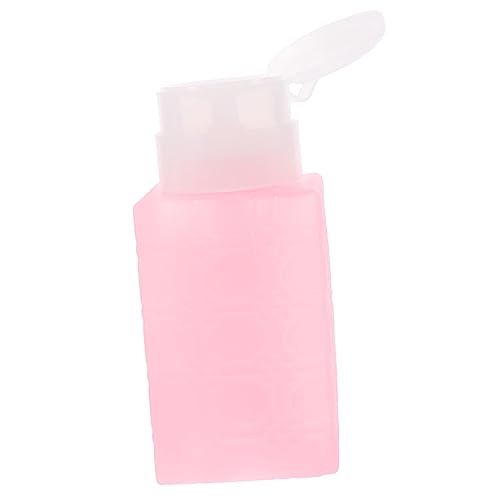 HONMEET Nail Polish Remover Pumpflasche Druckspender Für Reinigungsmittel Auslaufsicher Und Tragbar Für Und Make-up-entfernung Pinke Wiederverwendbare Flasche von HONMEET