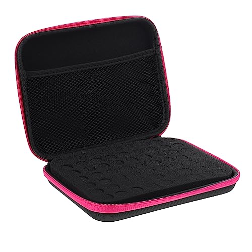 HONMEET Essentieller Öl-Organizer Für Reisen Tragbare Flaschen-Aufbewahrungstasche Schwamm Für Ätherische Öle Nagellack Und Aromatherapie Einfach Zu Transportieren Lagern von HONMEET