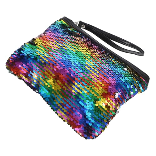 HONMEET Pailletten Kosmetiktasche Farbwechsel Clutch Handtasche für Damen Stilvolle Aufbewahrungstasche für Make Up und Beauty Tools für Reisen und Alltag HONMEET Pailletten Kosmetiktasche Farbwechsel Clutch Handtasche für Damen Stilvolle Aufbewahrungstasche für Make Up und Beauty Tools für Reisen und Alltag von HONMEET