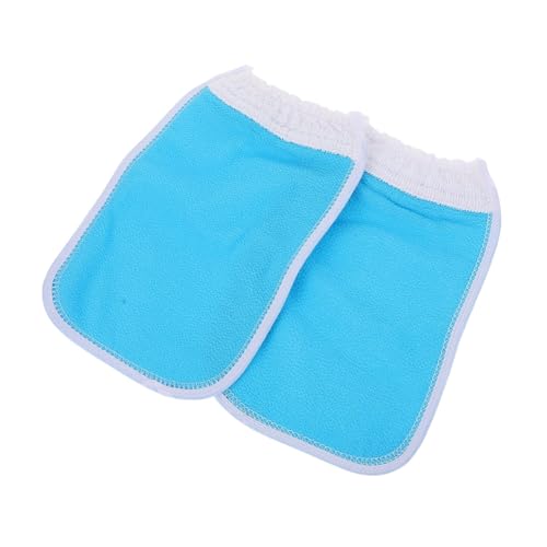 HONMEET Peeling-badehandschuh-set 2-teilig Rückenpeeling-fäustlinge Badehandschuhe Peeling-schrubbhandschuhe Badetücher von HONMEET