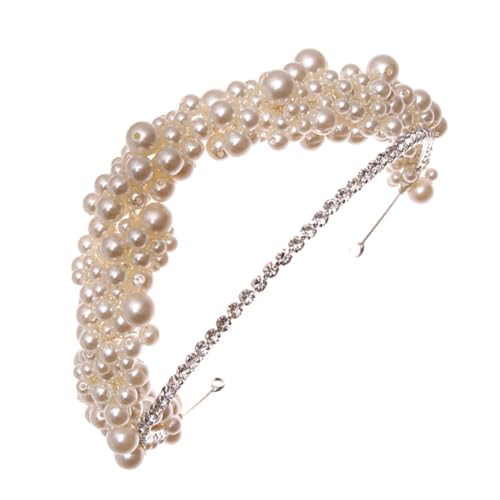 HONMEET Hochzeits-stirnband Mit Perlen Und Strass Für Bräute Elegantes Haaraccessoire Für Hochzeiten Fotoshootings Und Besondere Anlässe von HONMEET
