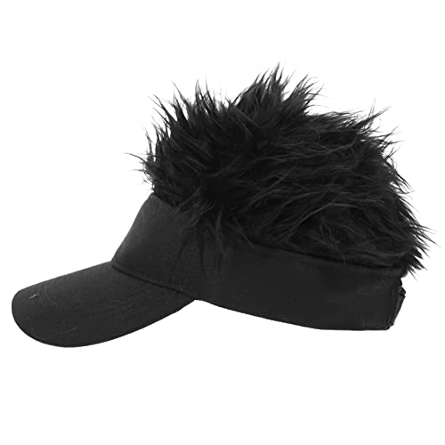 HONMEET Baseballmütze Perücke Für Herren Sportmütze Wiederverwendbare Cap Haare Kompakt Und Leicht Für Reisen Und Alltag von HONMEET