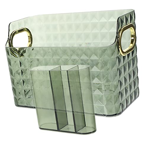 HONMEET Dekorativer Kosmetik-organizer Mit Fächern Praktische Aufbewahrungsbox Für Make-up Und Pflegeprodukte Stilvolles Design Für Schlafzimmer Und Badezimmer von HONMEET