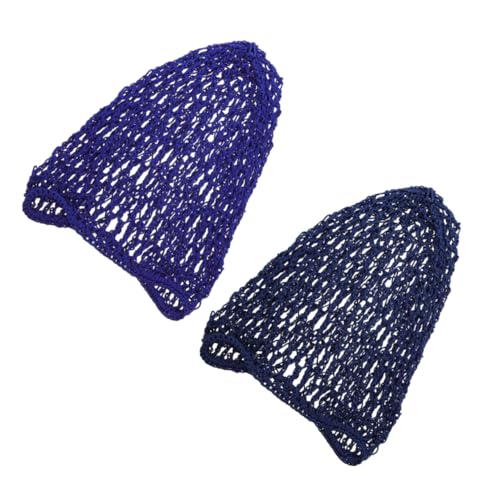 HONMEET Praktisches Haarnetz - 2 Stück - Gehäkelte Haarnetze Für Mädchen - Haarnetz Für Den Schlaf- Und Heimgebrauch von HONMEET