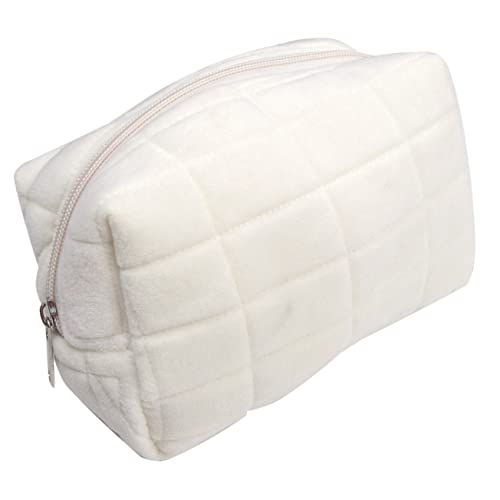 HONMEET Make-up-Tasche Aus Polyester Reise-Kosmetiktasche Einfache Farbe Tragbarer Organizer Praktische Aufbewahrungstasche Für Kosmetika Und Körperpflegeartikel von HONMEET