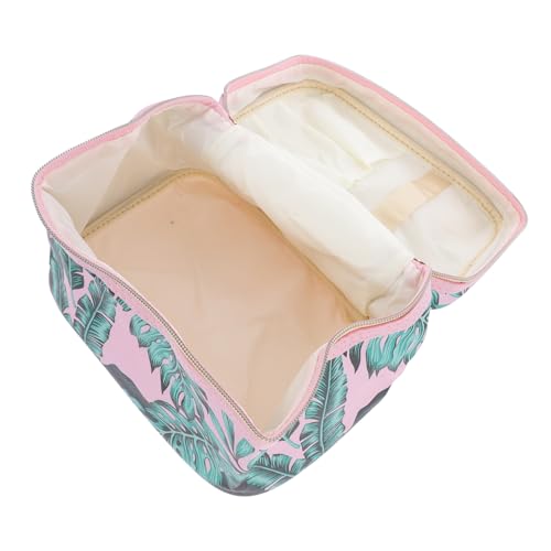 HONMEET Reise Make up Tasche Kosmetiktasche Schminktasche Hautpflege Produkt Lagerung Tasche Frauen Mit Retro Reißverschluss Für Urlaub Und Geschäftsreise von HONMEET