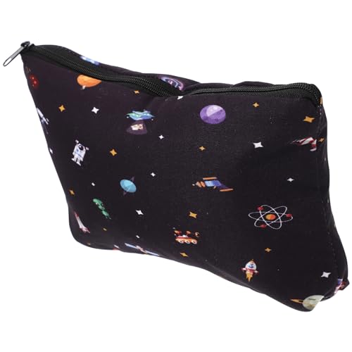 HONMEET Portable Kosmetiktasche Mit Zarten Weltraum-Motiven Praktischer Make-up Organizer Für Reisen Und Outdoor-aktivitäten Leicht Kompakt Und Strapazierfähig von HONMEET