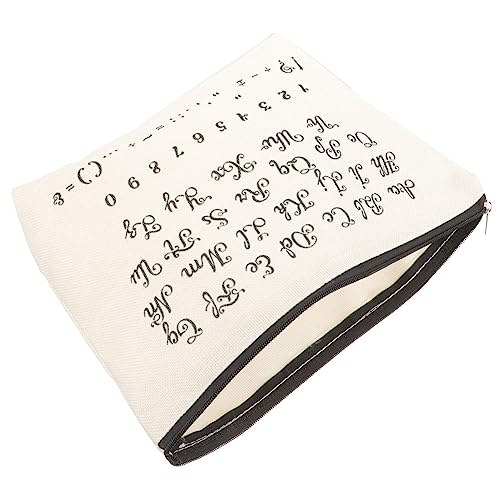 HONMEET Kosmetiktasche Mit Buchstabenmuster Für Damen Wasserdichter Kulturbeutel Kleine Schminktasche Mit Reißverschluss Für Reisen Camping Und Aufbewahrung Von Kosmetika Und von HONMEET