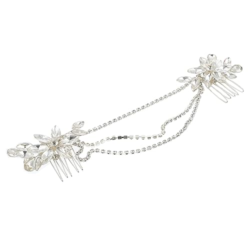 HONMEET Haarkamm Haarschmuck Für Braut Hochzeit Party-haarschmuck Damen-kopfschmuck Mit Strass von HONMEET
