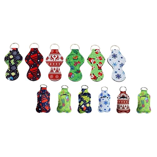 HONMEET 12stücke Neopren Schlüsselanhänger Für Lippenstift Und Farbige Schutzhüllen Für Reisen Und Alltag Praktischer Handgriff Und Schutz Für Kleine Flaschen von HONMEET