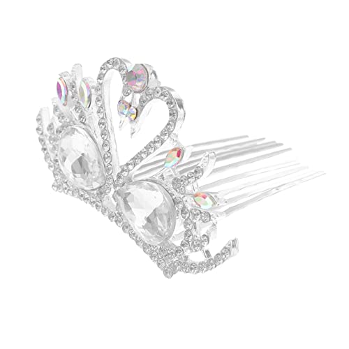 HONMEET Brautkrone Mit Schwanenmotiv Tiara Für Damen Kopfschmuck Aus Legierung Hochzeit Schmuck Elegante Dekoration von HONMEET