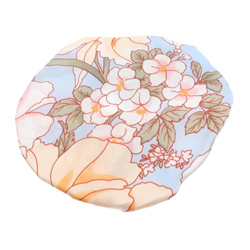 HONMEET Seidenmütze Für Damen Schlafmütze Mit Aufdruck Lange Haarmütze Nachtmütze Für Gesicht Waschen Schlafen Und Hausarbeit von HONMEET