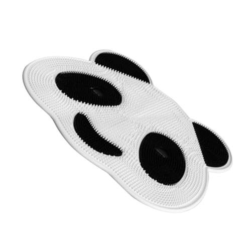 HONMEET Shower Scrubber Fußmatte Mit Cartoon Panda Design Rutschfester Fußreiniger Für Dusche Entfernt Abgestorbene Haut Geeignet Für Tägliche Körperpflege Mit Saugnäpfen Für von HONMEET