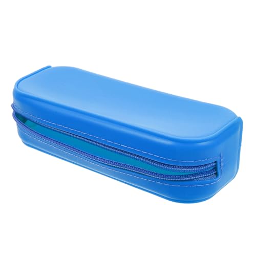 HONMEET Silikon Mäppchen Federtasche mit Glattem Reißverschluss Kleines Ästhetisches Federmäppchen für Stifte und Makeup Pinsel Tragbare Stifttasche in Leicht und Vielseitig für Schule von HONMEET