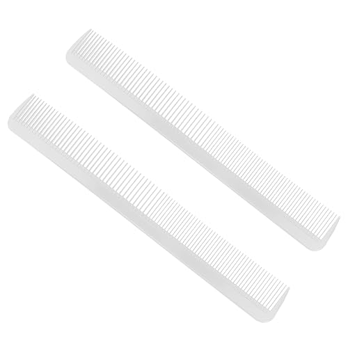 HONMEET Stilvoller S-förmiger Haarkamm für Herren Friseurwerkzeug professionelle Friseurkämme ohne Reibung 2er-Pack von HONMEET