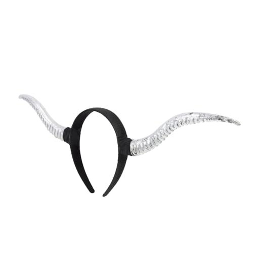 HONMEET Stirnband Mit Antilopenhorn-design Halloween-haarreifen Gothic-party-kopfschmuck Haarschmuck Für Festivals Und Cosplay von HONMEET