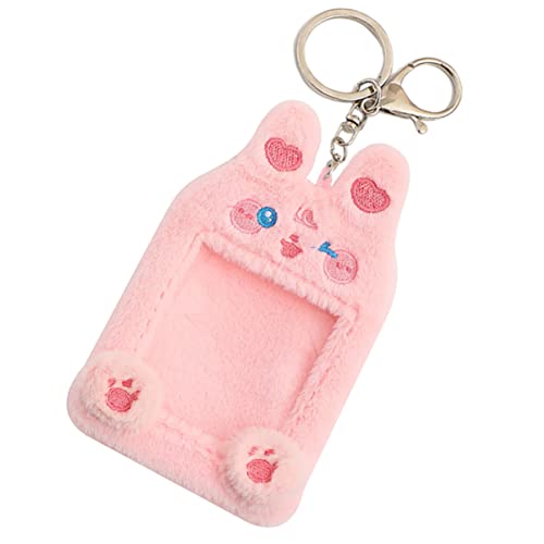 HONMEET Tierplüsch-ausweishalter Schlüsselanhänger Kompaktes Kartenetui Sichtbares Design Für Ausweise Schulbüro von HONMEET