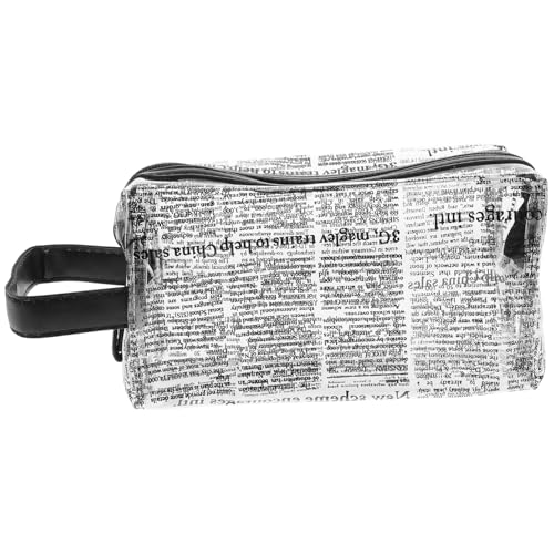HONMEET Transparente Tragbare Kosmetiktasche Reise Kosmetiktasche Kleine Make Up Tasche Kosmetiktasch Kosmetiketui Make Up Organizer Halter von HONMEET