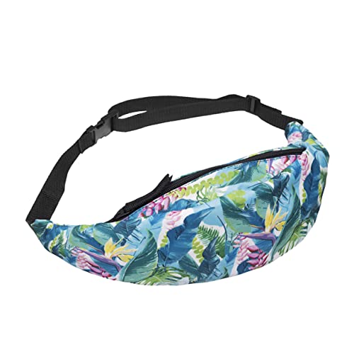 HONMEET Hüfttasche Mit Blattdruck Brusttasche Für Damen Outdoor-hüfttasche Tragbare Umhängetasche Bunte Aufbewahrungstasche Für von HONMEET